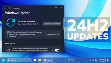 windows 11 updates 24h2 screenshot