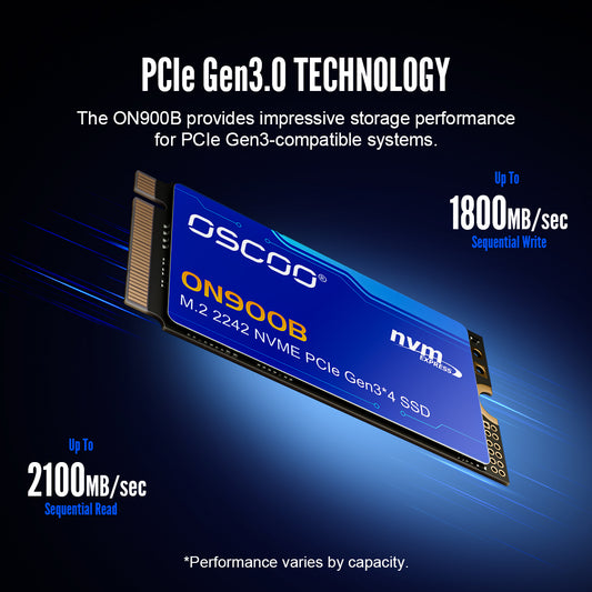 ON900B M.2 2242 NVMe PCIe Gen3.0x4 SSD