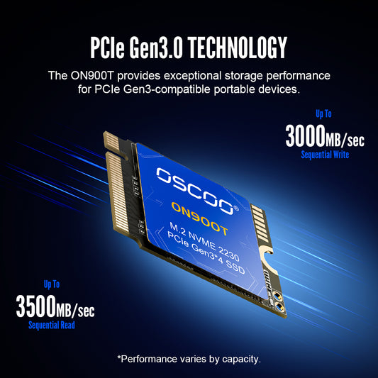 ON900T M.2 2230 NVMe PCIe Gen3.0x4 SSD