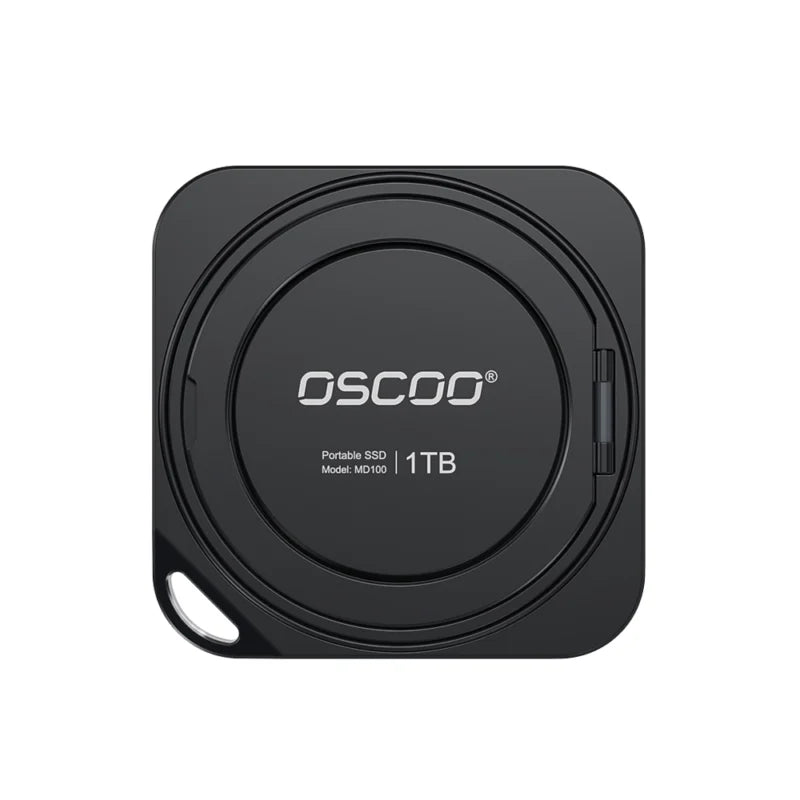 MD100 Magnetic Portable SSD with Rotatable Ring Stand