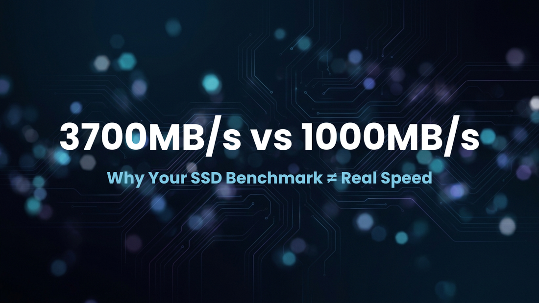 SSD benchmark speed vs real-world file copy speed - why CrystalDiskMark shows 3700MB/s but Windows copy is slower
