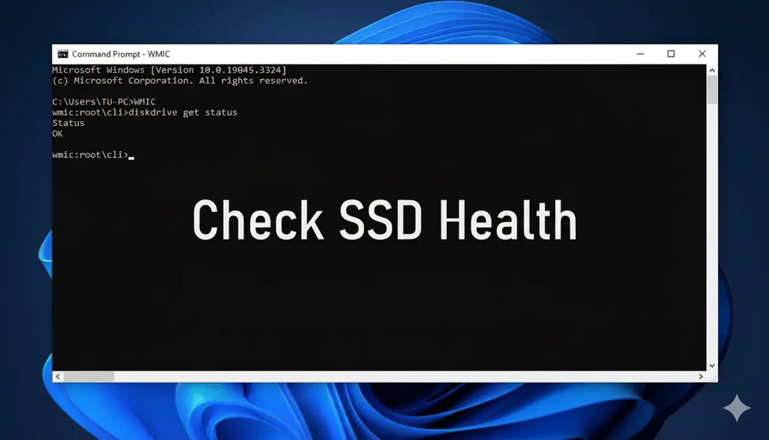 Windows SSD health check cmd command interface