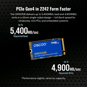 OSCOO ON1000B Gen4 Internal SSD for Mini PC Upgrade
