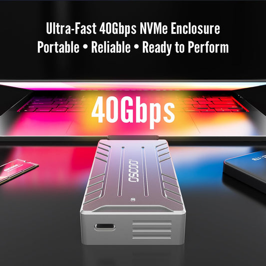 XT6 USB4 NVMe Enclosure | 40Gbps M.2 SSD Case