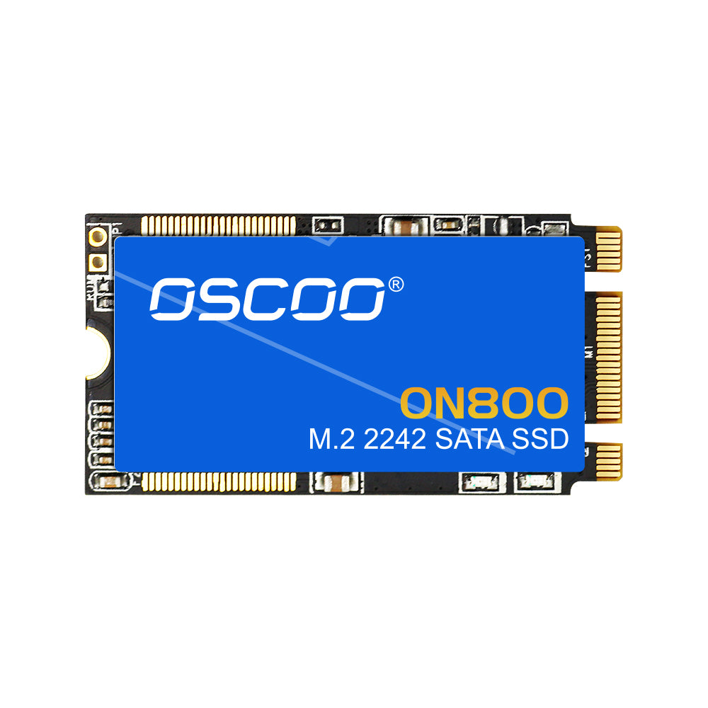 OSCOO M.2 2242 SATA SSD on a white background