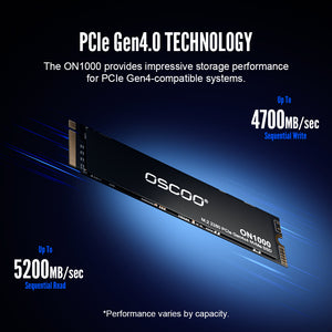 ON1000 M.2 2280 NVMe PCIe Gen4.0 SSD