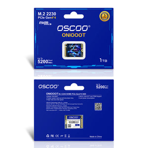 ON1000T M.2 NVMe PCIe Gen4.0x4 2230 SSD
