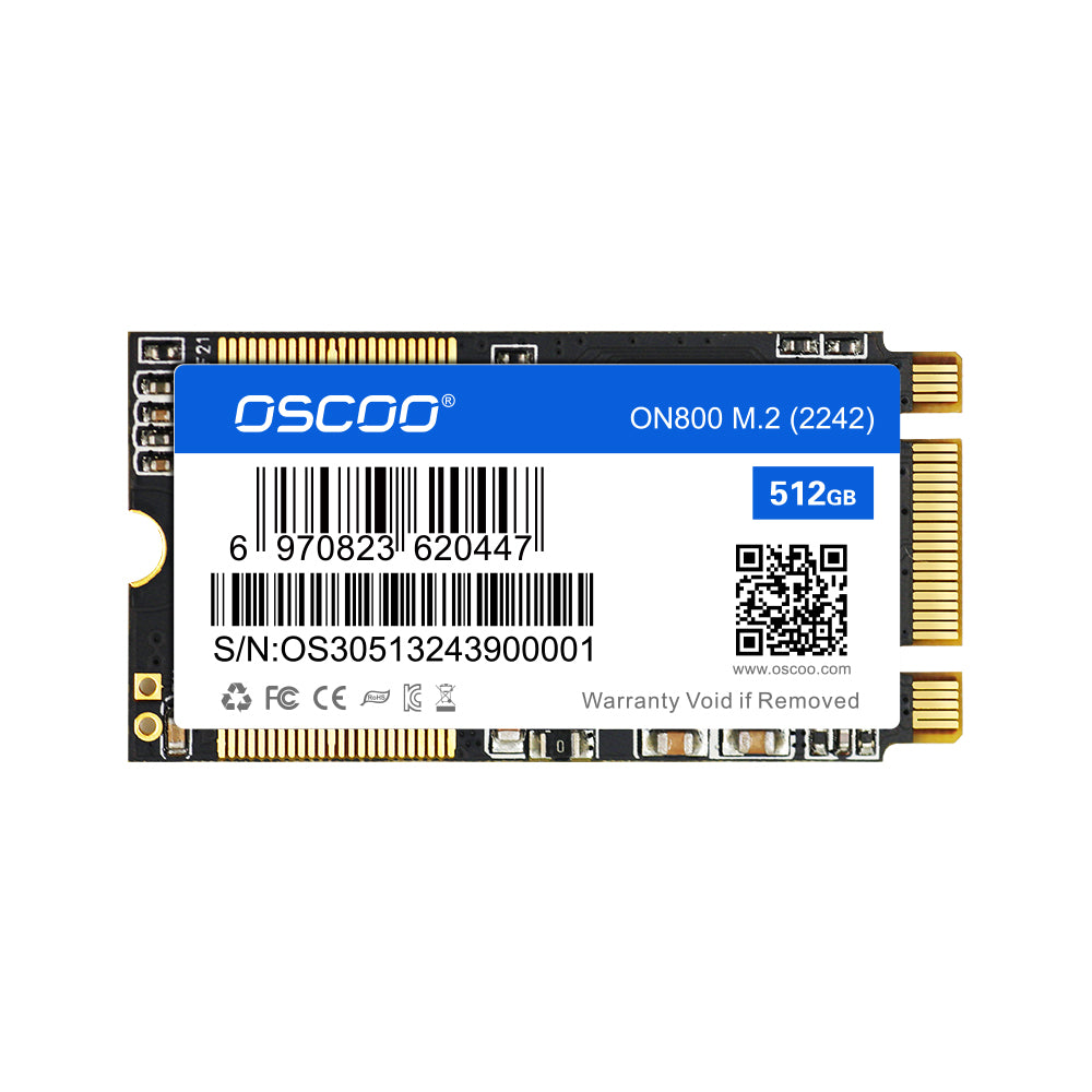 Oscog M.2 SSD on a white background