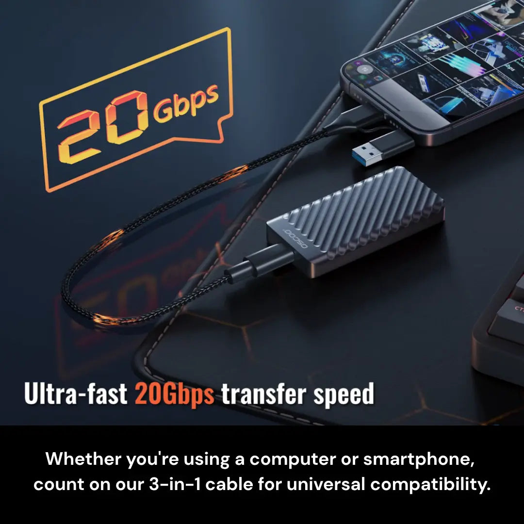 MD006 External Solid State Drive (SSD) USB 3.2 Gen 2x2