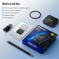 MD100 20Gbps Magnetic Portable SSD with 360° Ring Stand
