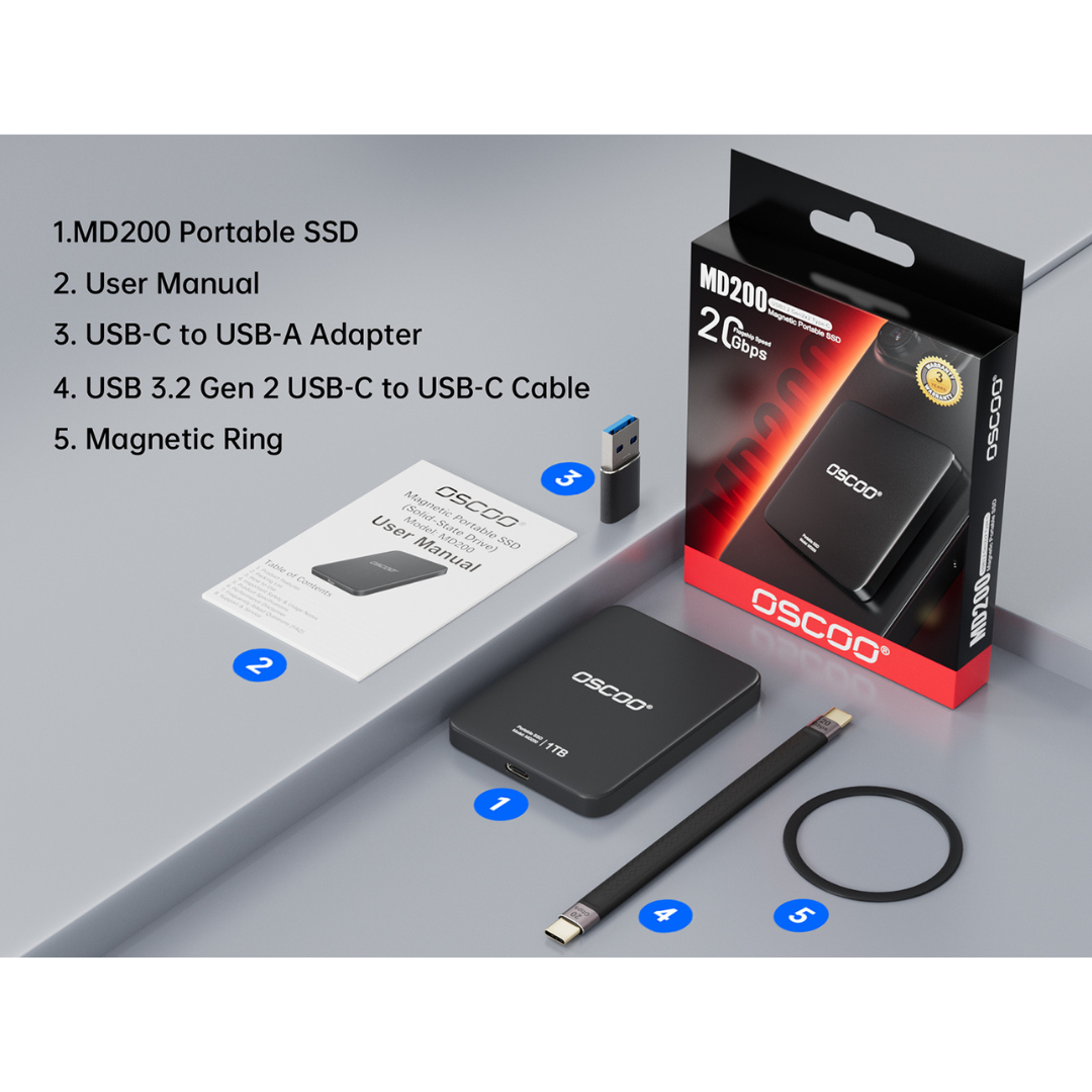 MD200 Magnetic Portable SSD