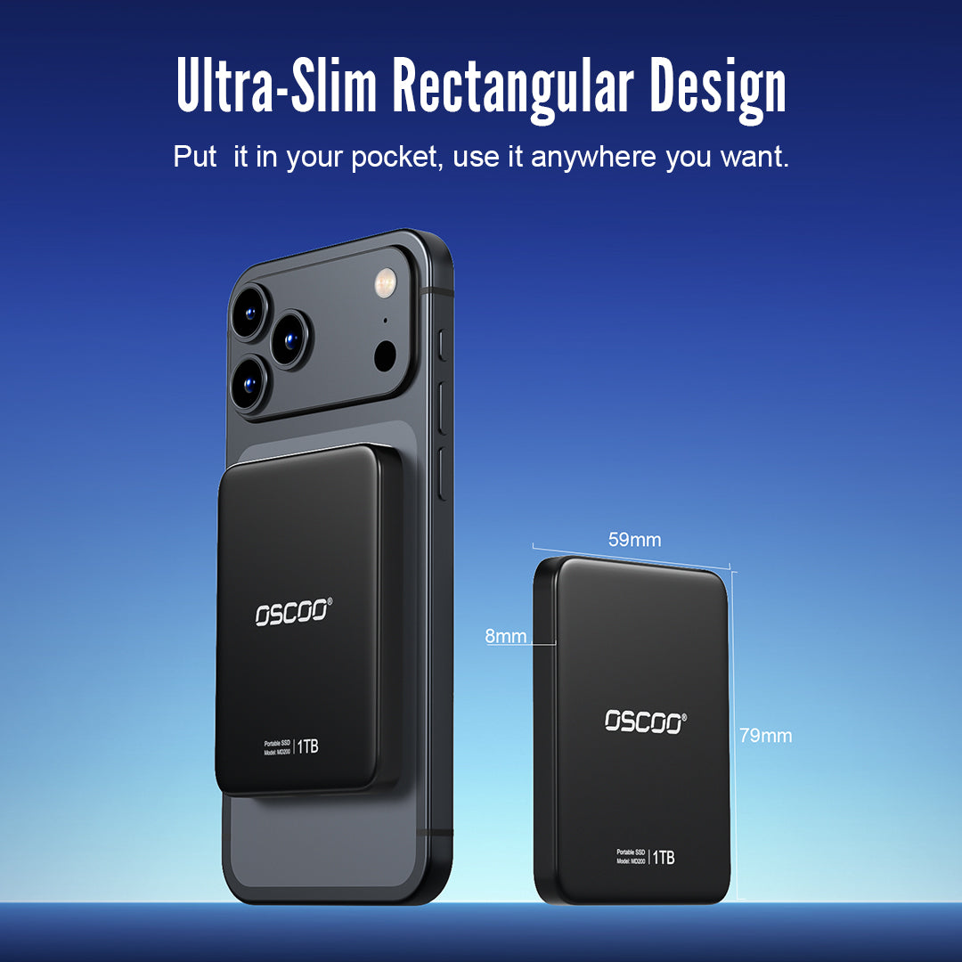 OSCOO MD200 20Gbps Magnetic Portable SSD