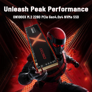 ON1000X NVMe PCIe Gen4.0x4 M.2 2280 SSD