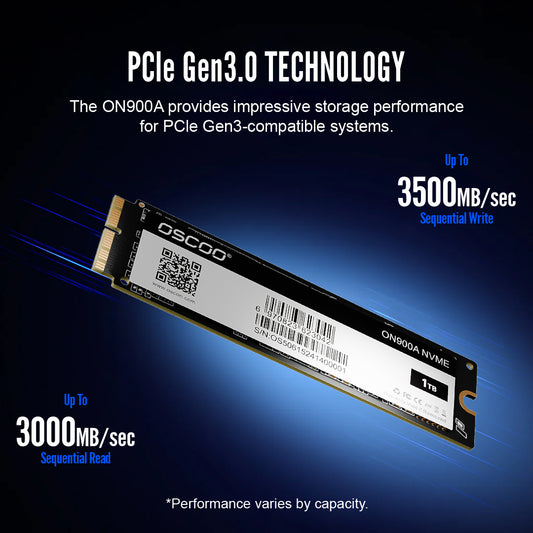 ON900A NVMe PCIe Gen3.0*4 SSD for Macbook